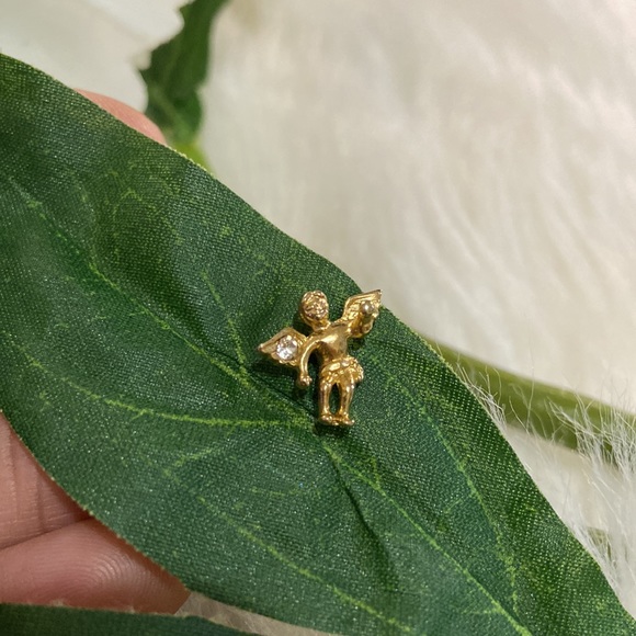 Vintage “Treasures & Trinkets Angel”With White Rhinestone - Picture 3 of 14